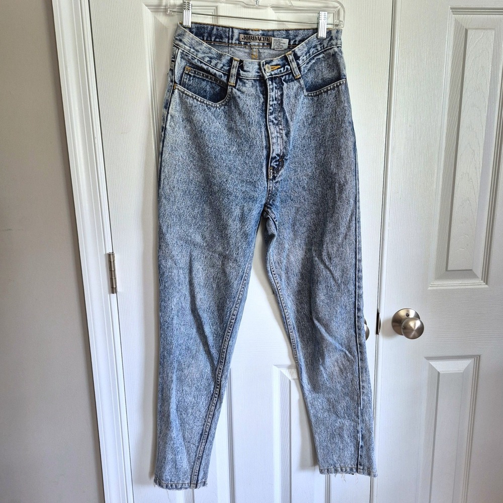 Vintage 90s Jordache acid wash straight leg jeans size 11 / 12